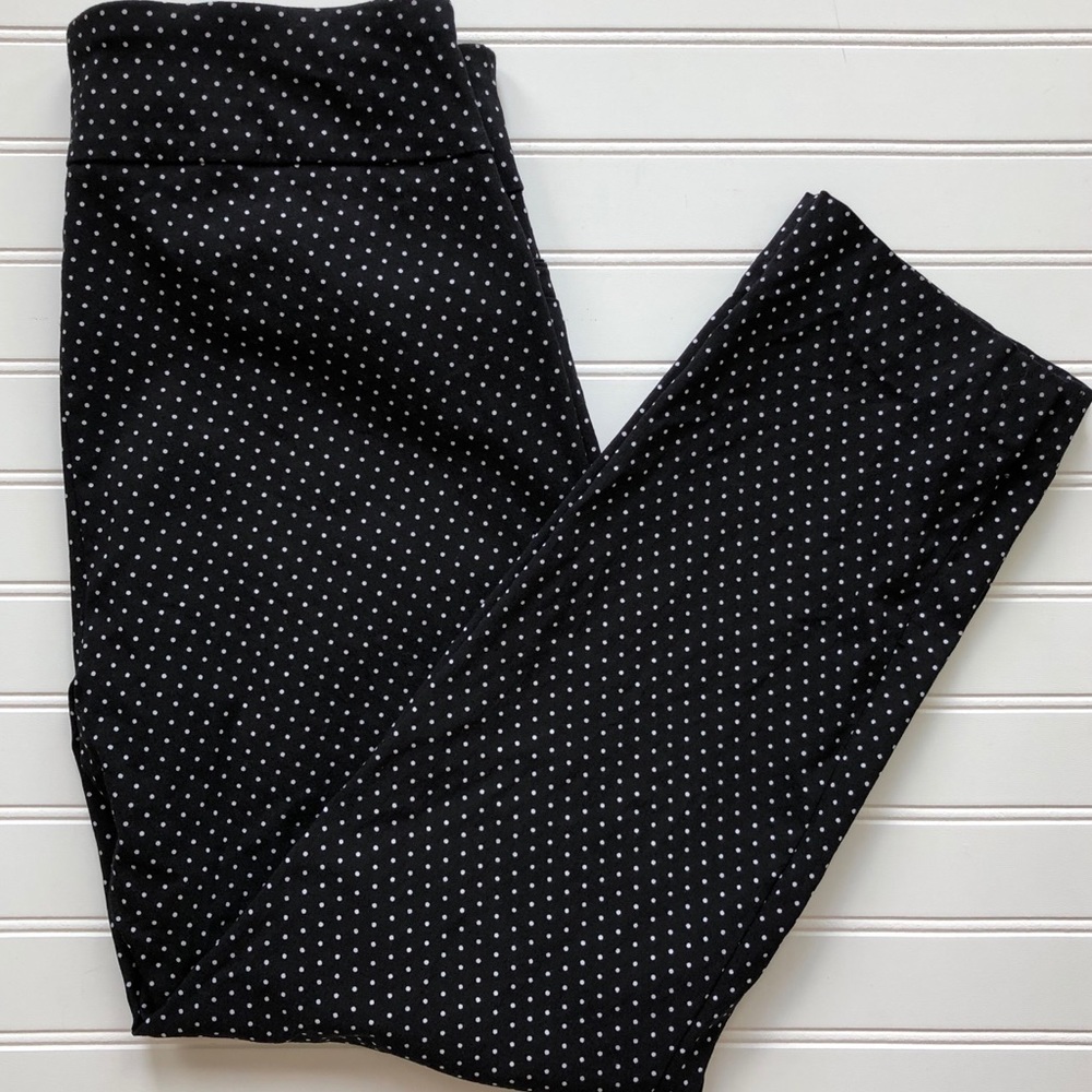 Van Heusen Sz 10 Polka Dot cropped slacks